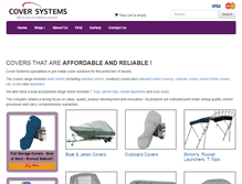 Tablet Screenshot of coversystems.co.nz